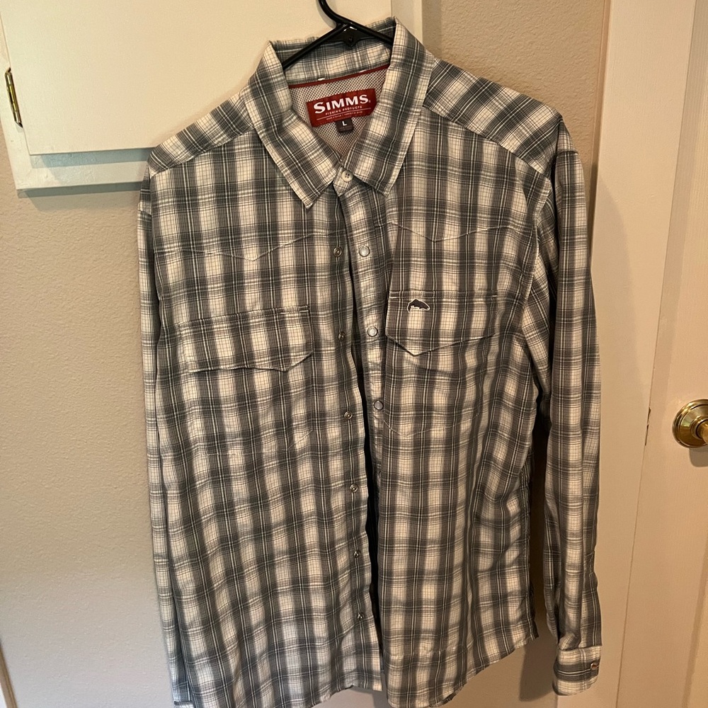 Simms fishing shirt